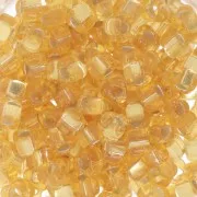 Miyuki 5/0 triangle TR5-1102 - Gold Silver Lined x8g