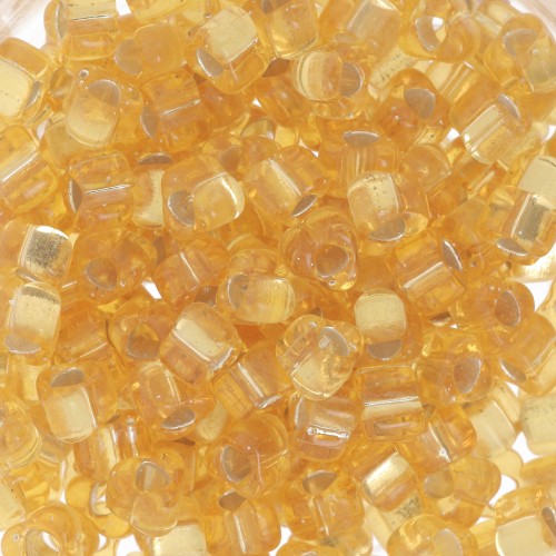 Miyuki 5/0 triangle TR5-1102 - Gold Silver Lined x8g