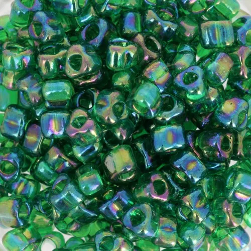 Miyuki 5/0 triangle TR5-1154 - Green AB x8g