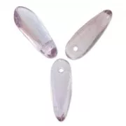 Dagues en verre 3x11 mm Mix Light Amethyst Lavender x50