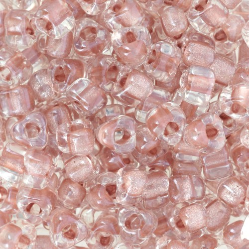 Miyuki 5/0 triangle TR5-1525 - Sparkling Blush Lined Crystal x8g