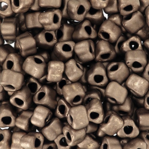 Miyuki 5/0 triangle TR5-2006 - Dark Bronze Metallic Mat x8g