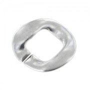 Anello attorcigliato separatore 37mm argentato antico x1