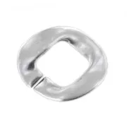 Anello attorcigliato separatore 37mm argentato antico x1