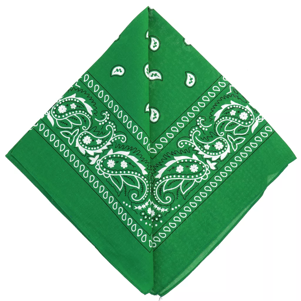 Freak Scene Sciarpa Quadrata In Cotone – Verde Pallido – 100% Naturale – Multiuso - 5