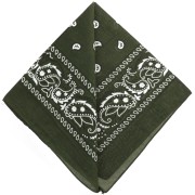 Bandana 100% cotone - Cashmere - Khaki x1|raw }}
