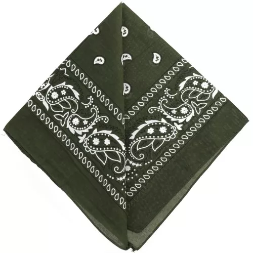 Bandana 100% cotone - Cashmere - Khaki x1