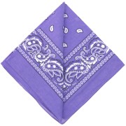 Bandana 100% cotone - Cashmere - Lavanda x1