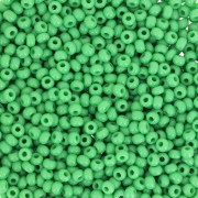 Perla Preciosa 11/0 2 mm - Verde opaco x 20 g