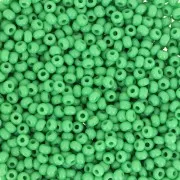 Perla Preciosa 11/0 2 mm - Verde opaco x 20 g
