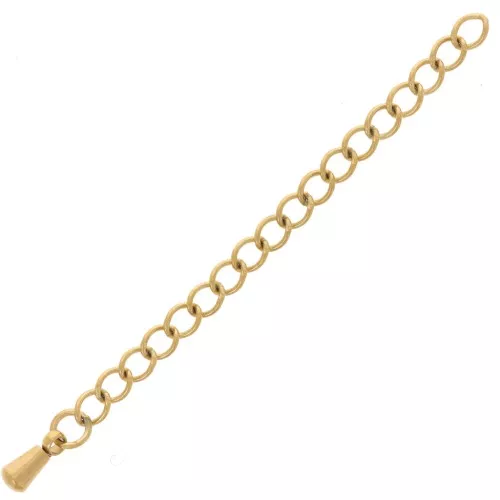 Catena Rombo a maglia 50mm e drop - Europa - Acciaio inossidabile 316L Dorato