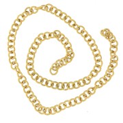 Anelli aperti 4x0,8 mm - Acciaio inossidabile 316L Dorato x100