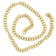 Anelli aperti 4x0,8 mm - Acciaio inossidabile 316L Dorato x100