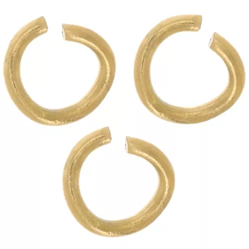 Anelli aperti 4x0,7 mm - Acciaio inossidabile 316L Dorato x100