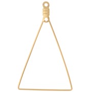 Base per orecchini a triangolo 25x40 mm Dorato x2|raw }}