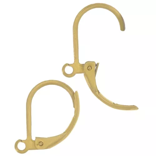 Orecchini a traversina da 16 mm - Acciaio inossidabile 304L Dorato x40