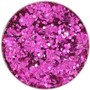 Brillantini biodegradabile - Grande - Fucsia x10g