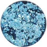 Brillantini biodegradabile - Grande - Azzurro x10g
