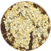 Brillantini biodegradabile - Grande - Champagne x10g