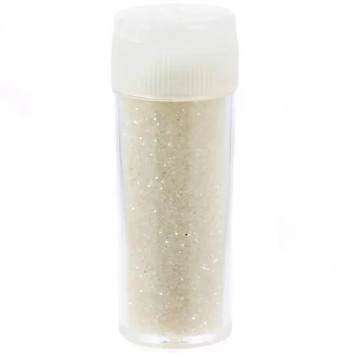 Brillantini biodegradabile - fine - bianco x10g