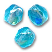 Sfaccettate mm. 6 Aquamarine AB x25|raw }}