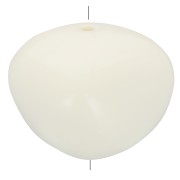 Perle in resina opaca 14x18 mm - Ecrù x4|raw }}