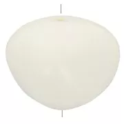 Perle - Perle in resina opaca 14x18 mm - Ecrù x4 Perle in resina opaca 14x18 mm - Ecrù x4