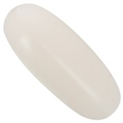 Perla d'oliva 34x14 mm in resina opaca - Nude x1