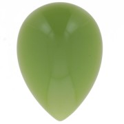 Cabochon di resina opaca a pera 25x18 mm - Verde avocado x1|raw }}