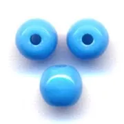 Turchese - Perles en verre tchèque rondes 4 mm Turquoise x50 Perles en verre tchèque rondes 4 mm Turquoise x50