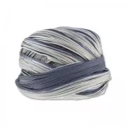 Ruban twill de soie Shibori Cool Ash x10cm