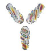 Spade Pizzo 6x14 mm Crystal Pop Vitrail x25|raw }}