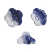 Fiori bottoni 8 mm Crystal Cobalt x20