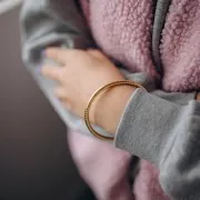 Bracciale da 65 mm - Acciaio inossidabile 304L Dorato x1