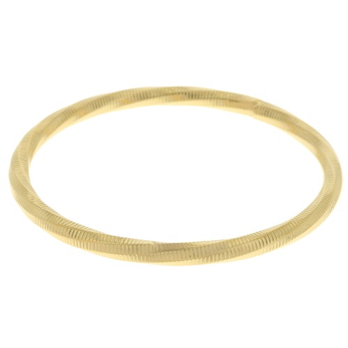 Bracciale ritorto da 65 mm - Acciaio inossidabile Dorato 304L x1