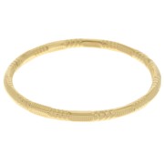 Bracciale vintage a righe - 65 mm - Acciaio inossidabile 304L Dorato x1|raw }}