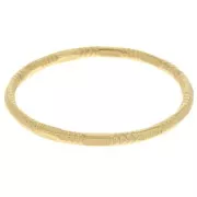 Bracciale vintage a righe - 65 mm - Acciaio inossidabile 304L Dorato x1