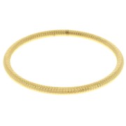Bracciale striato da 65 mm - acciaio inossidabile 304L Dorato x1|raw }}