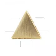 Separatore triangolo 7 mm dorato spazzolato HQ