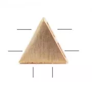 Separatore triangolo 7 mm dorato rosa spazzolato HQ