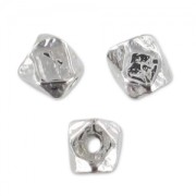 Perla sfaccettata 3 mm rodiato HQ x1