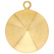 Castone pendente da incollare PureCrystal 1122 mm. 14 dorato x1