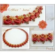 Khéops® par Puca® 6mm Opaque Mix Rose/Gold Ceramic Look x10g