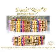 Perle di vetro Piros® by Puca® 2x5 mm - Vogue Orange Peach Mat x10g