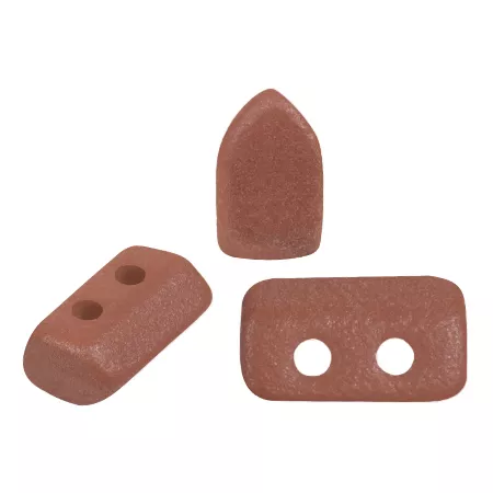Perle di vetro Piros® by Puca® 2x5 mm - Vogue Terracotta Mat x10g