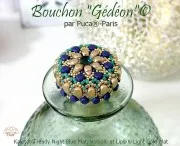 Tappo decorativo in sughero e bosso 32x29 mm da personalizzare x1