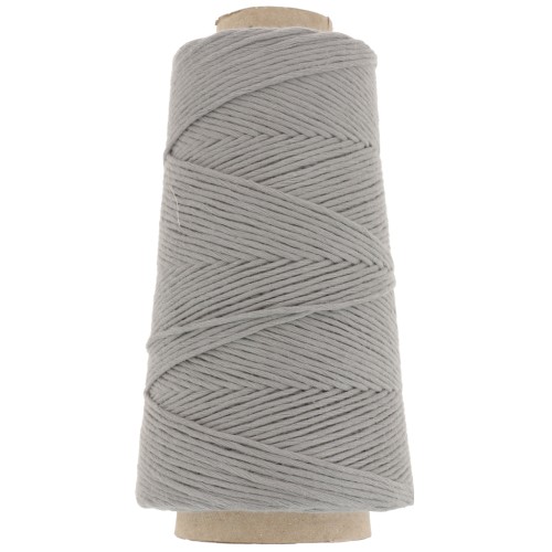 Cotone organico Détox XL bobina di corda di cotone macramè pettinato - Grigio scuro x200m