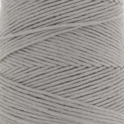 Cotone organico Détox XL bobina di corda di cotone macramè pettinato - Grigio scuro x200m