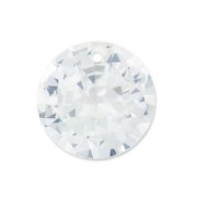 Ciondolo in Zirconio  6 mm Crystal x1
