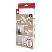 Stampo in silicone 26x14,5 cm - 5 forme di pesce - Grigio x1